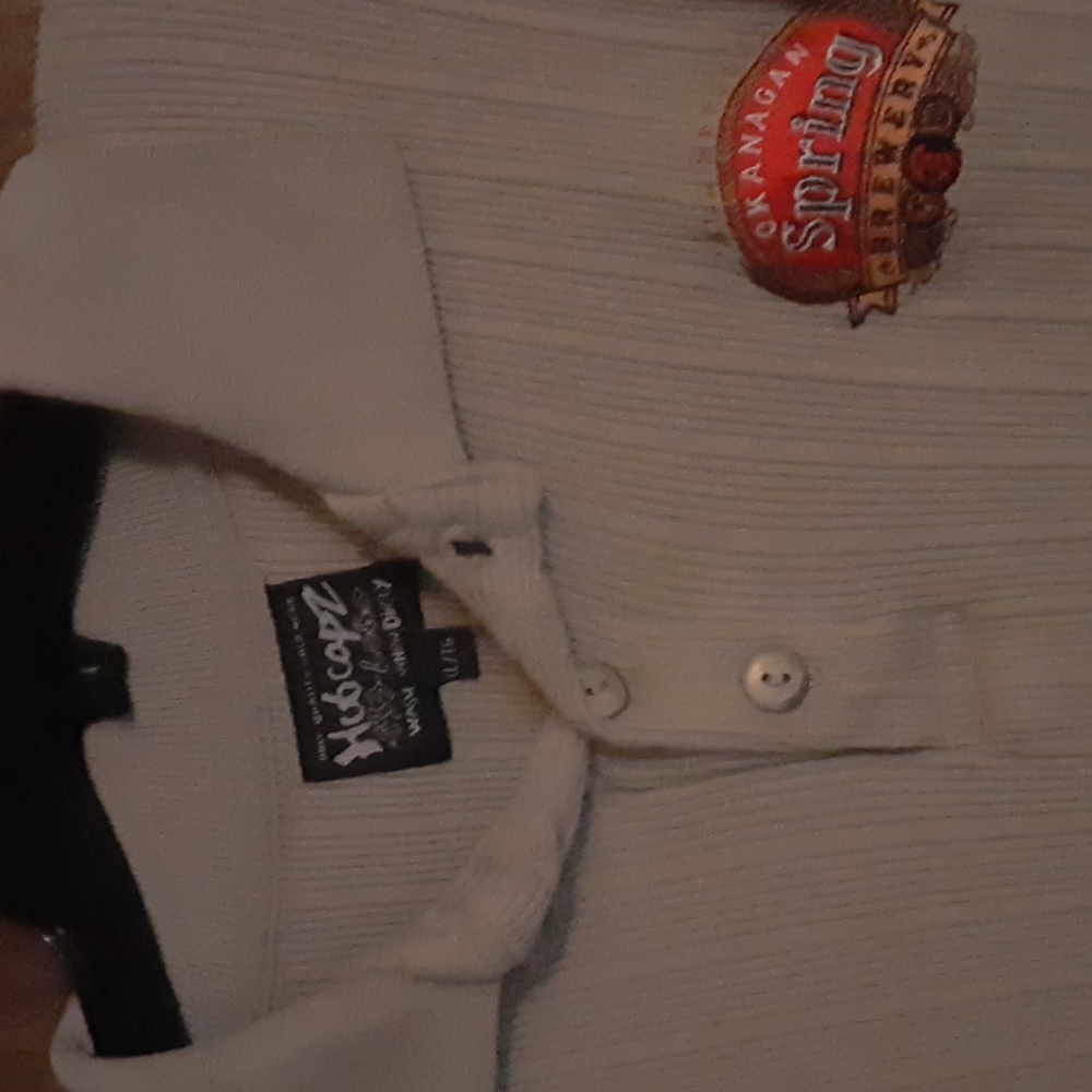 Okanagan Spring Brewery Long Sleeve Collared Shirt Men's Size XL